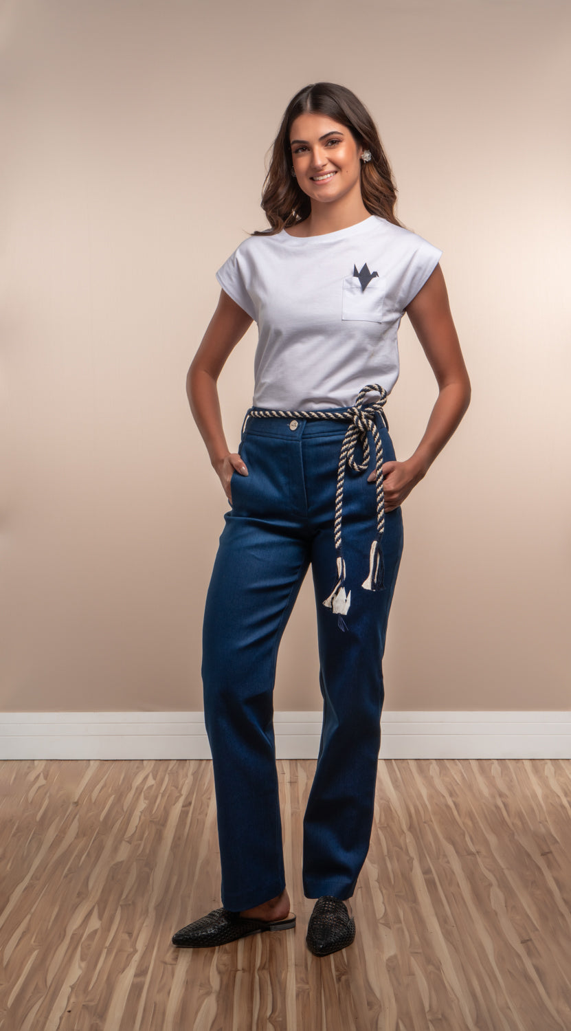 『 TEN DENIM TROUSERS BLUE S 』 Denim Pants – toshieonlineus