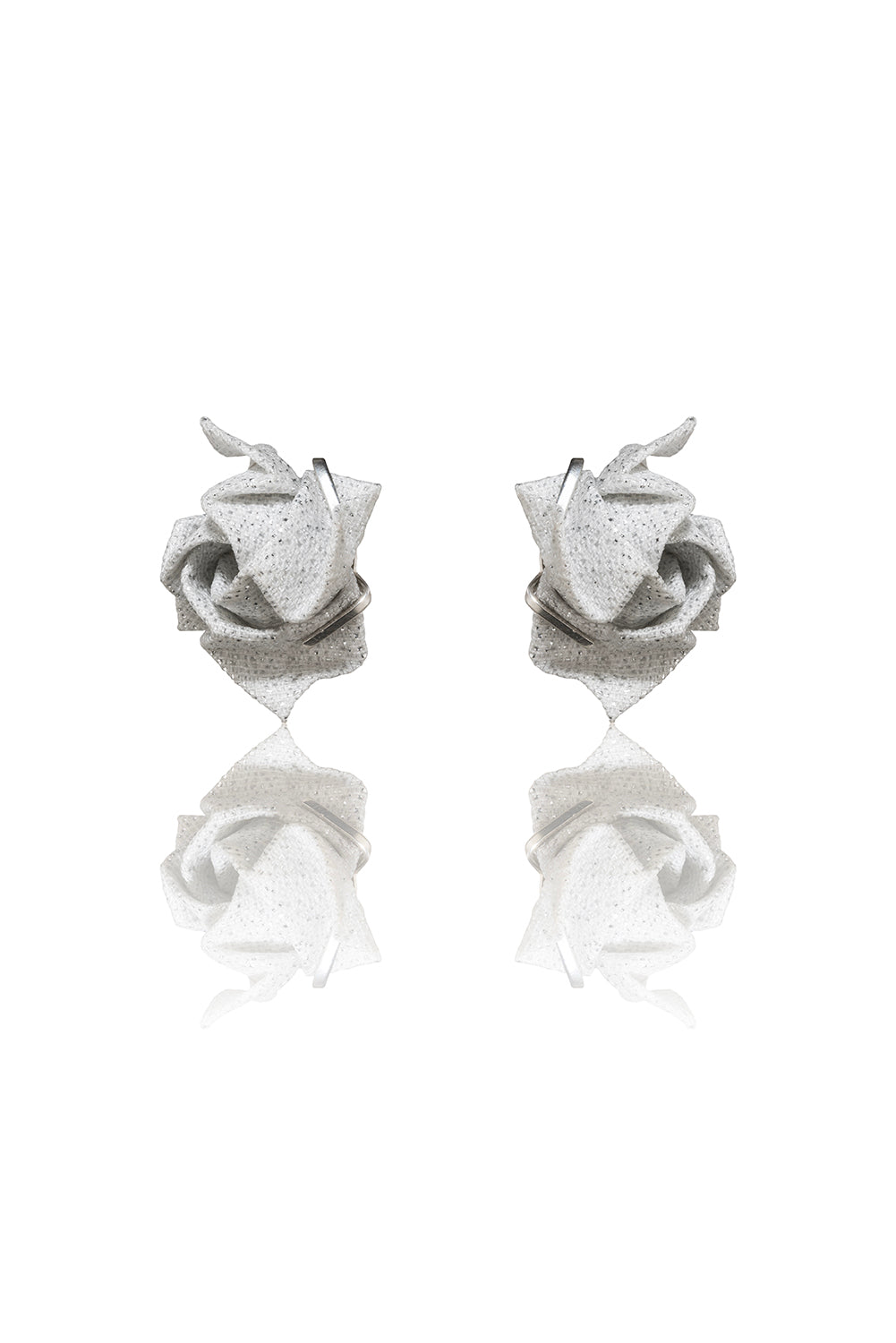 Silver Kawasaki Earrings