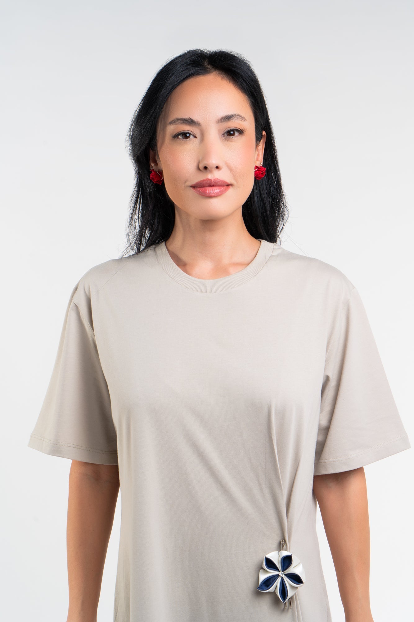 Spring Kanzashi Dress| Beige